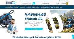 Desktop Screenshot of bikebox-shop.de
